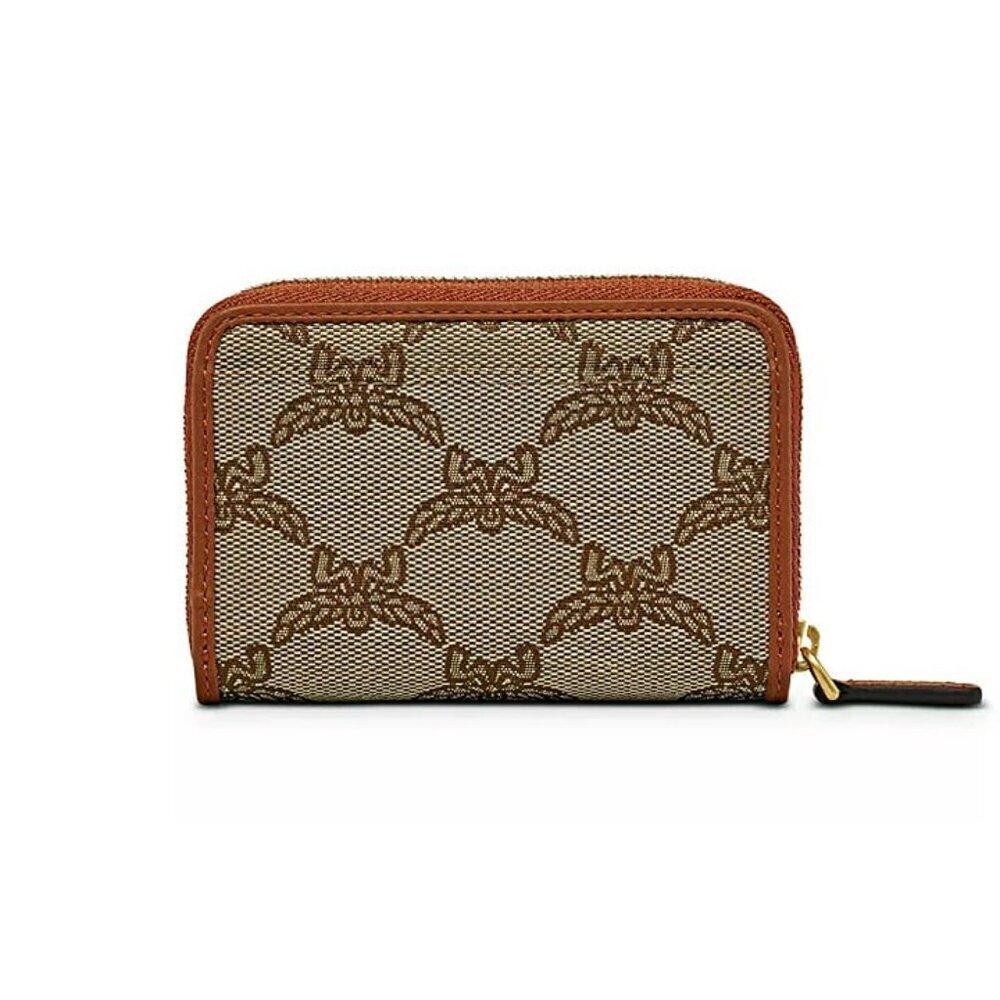 MCM Himmel Zip Around Fabric Logo Wallet (MSRP $310) - Picture 2 of 6